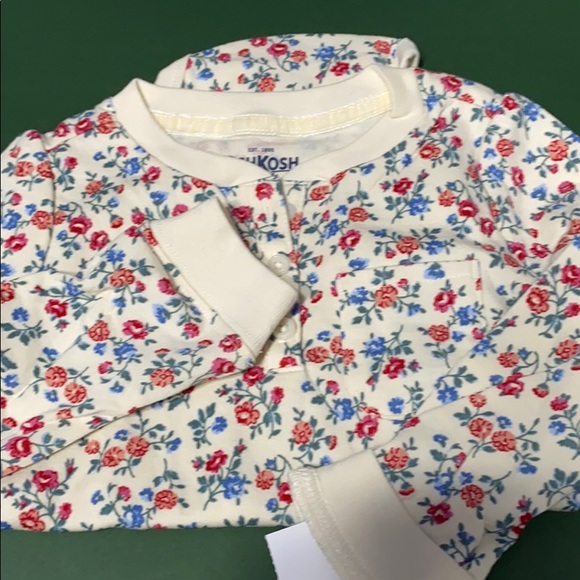 Flowered Onesie
